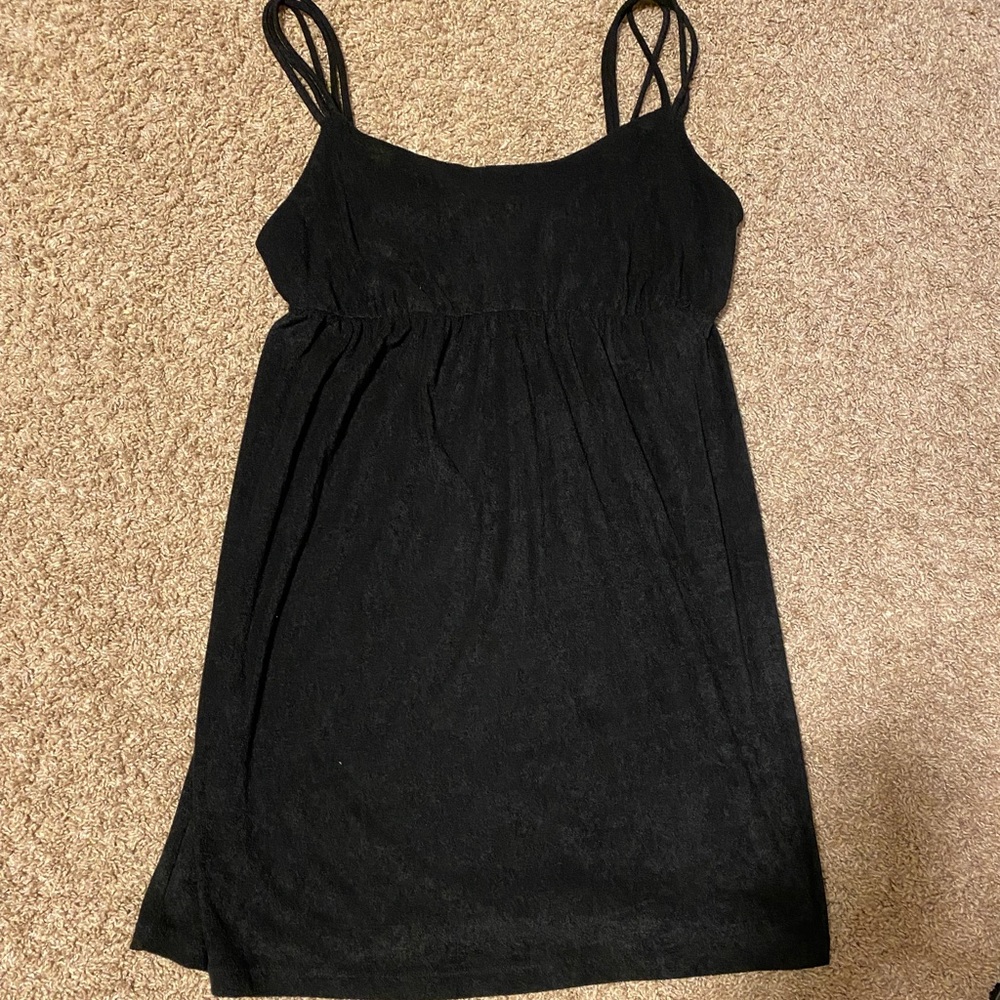 Black swim dress cover. Size 14/16.